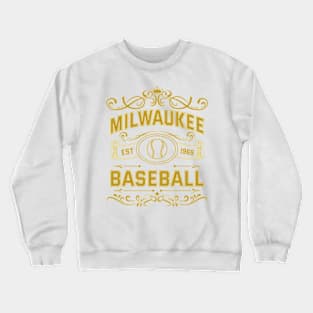 Vintage Milwaukee Baseball Crewneck Sweatshirt